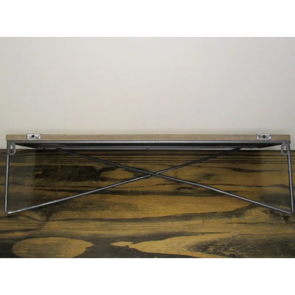 Glitzhome Decorative Ledge Floating Wall Shelf - Rustic Farmhouse Aesthetic